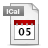 file,ical,paper icon