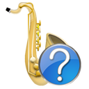instrument, saxophone icon