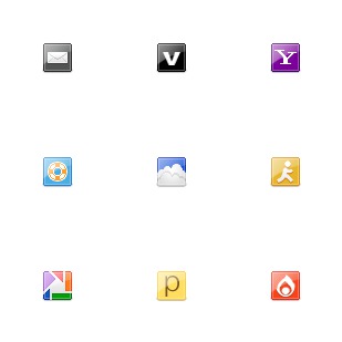 Classy Social Media icon sets preview