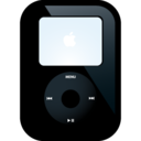 ipod,video,black icon