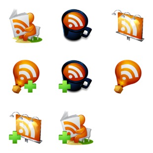 Smashing RSS Feeds icon sets preview