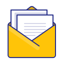 feed, envelope, documents, email, newsletter, letter, post icon