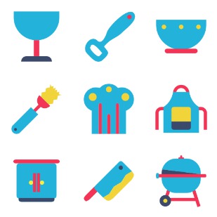 kitchen icon sets preview