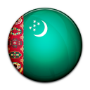 country, flag, turkmenistan icon