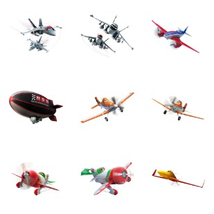 Disney Planes 2013 icon sets preview
