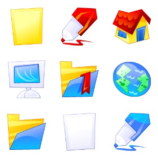 Cubist icon sets preview