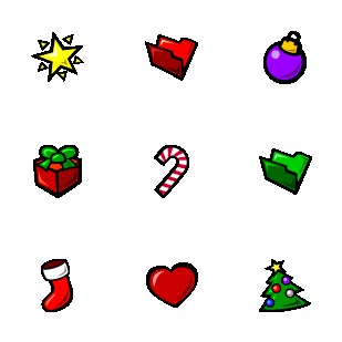 Sketchcons Christmas icon sets preview