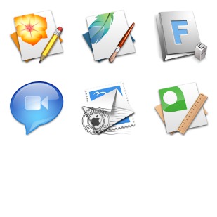 Applications Vol. 1 icon sets preview
