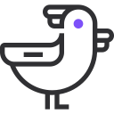 logo, bird, media, social, twit, share, sharing icon