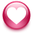 Favorite, Heart, Love, Pink icon