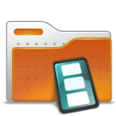human,folder,video icon