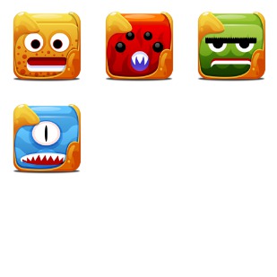 Block Creatures icon sets preview