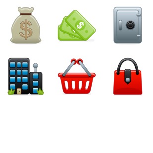 Beta Style Accounting icon sets preview