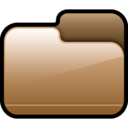 folder,closed,brown icon