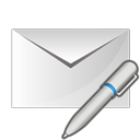 edit, envelope, pen icon