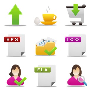 Pretty Office icon sets preview