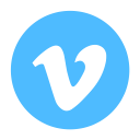 vimeo, social, media, logo, video icon