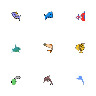Gone Fishin icon sets preview