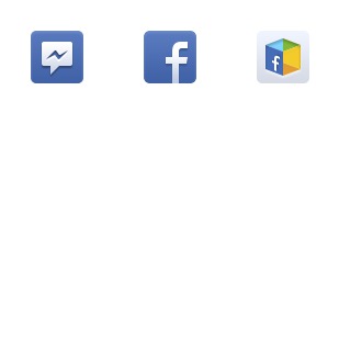 New Facebook Newsfeed - icon sets preview