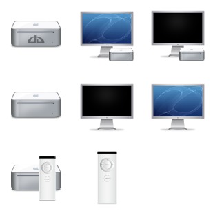 Apple Hardware icon sets preview