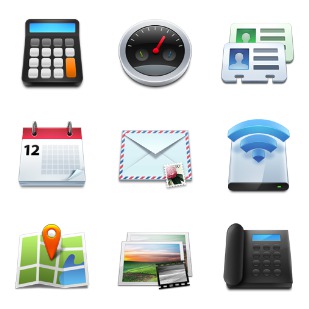 Mobile Icon Set icon sets preview