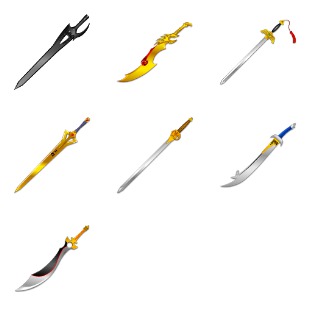 Storm Riders - Swords icon sets preview