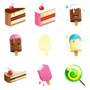 Sweet icon sets preview