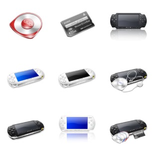 Playstation Portable icon sets preview