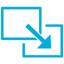 screen, exit, full icon