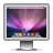 monitor, screen, display, aurora icon