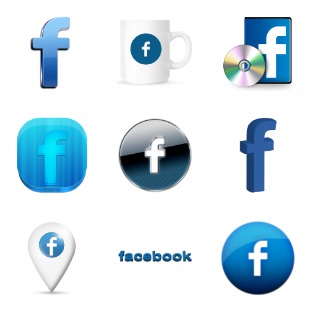 Facebook icon sets preview