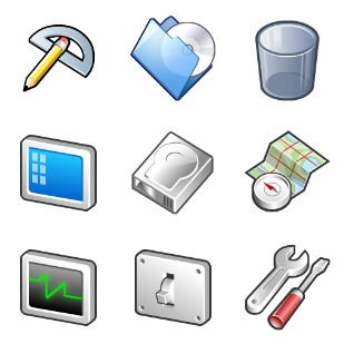 Rubber icon sets preview