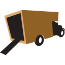 truck brown icon