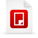 paper, document, file, red icon