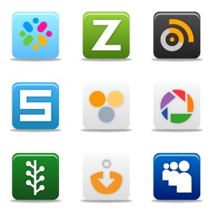 Pretty Social Media icon sets preview