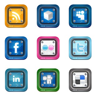 Social 2 Duo icon sets preview