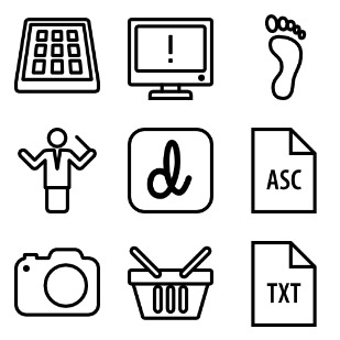 iOS 7 Icons icon sets preview