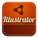 Illustrator, Retro icon