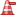 Cone, Minus, Traffic icon
