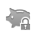 open, lock, piggybank icon
