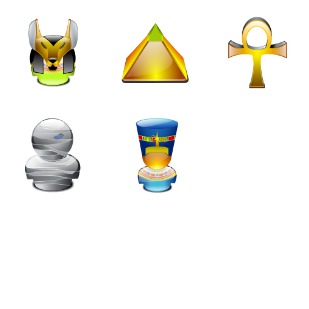Egypt Lumina icon sets preview
