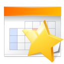 Appointment, Bookmark, Calendar, Star icon