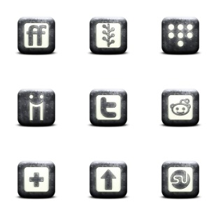 Whitewashed Star Patterned icon sets preview