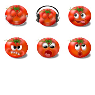 Tomato icon sets preview