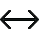 unitedarrowleftright, left, arrows, arrow, right icon