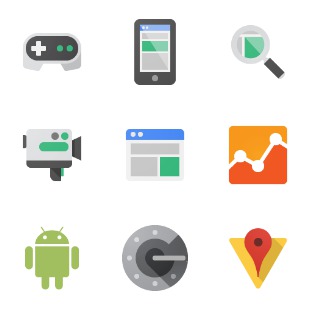 Google JFK icon sets preview