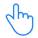 finger, one icon