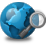 world, search icon