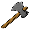 axe, stone icon
