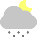 cloud,snow,moon icon